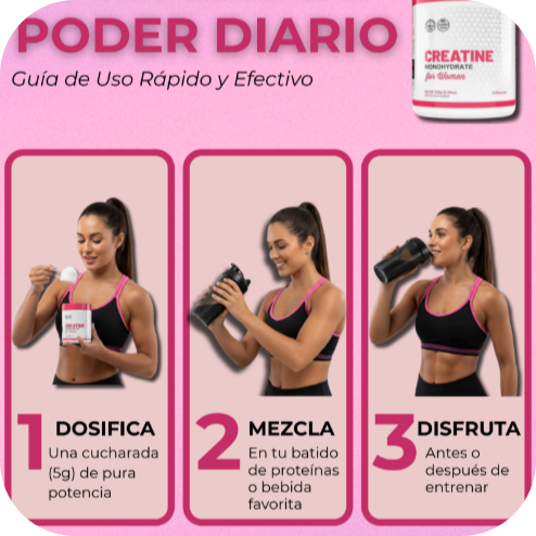 CREATINA MONOHIDRATA MUJER