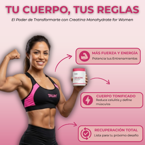 CREATINA MONOHIDRATA MUJER