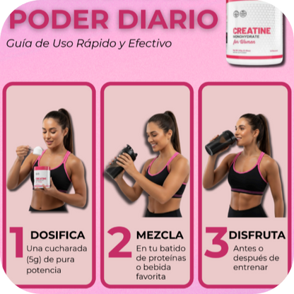 CREATINA MONOHIDRATA MUJER